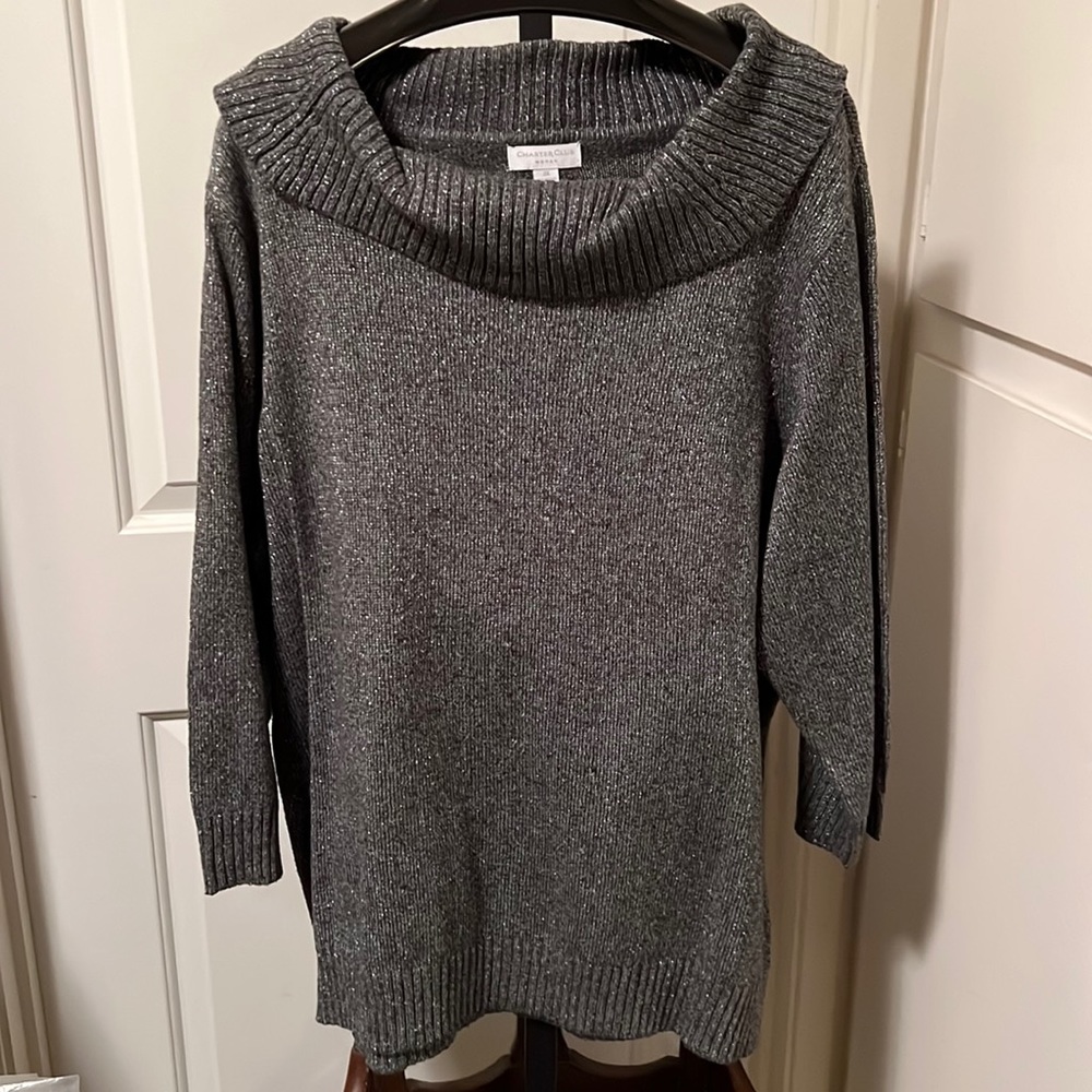 Charter Club gorgeous winter sweater/skirt combo